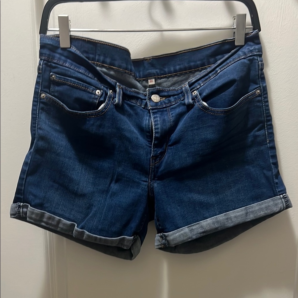 Women's Blue Denim Shorts